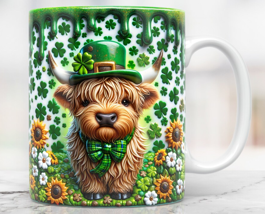 Highland Cow x Patrick Mug