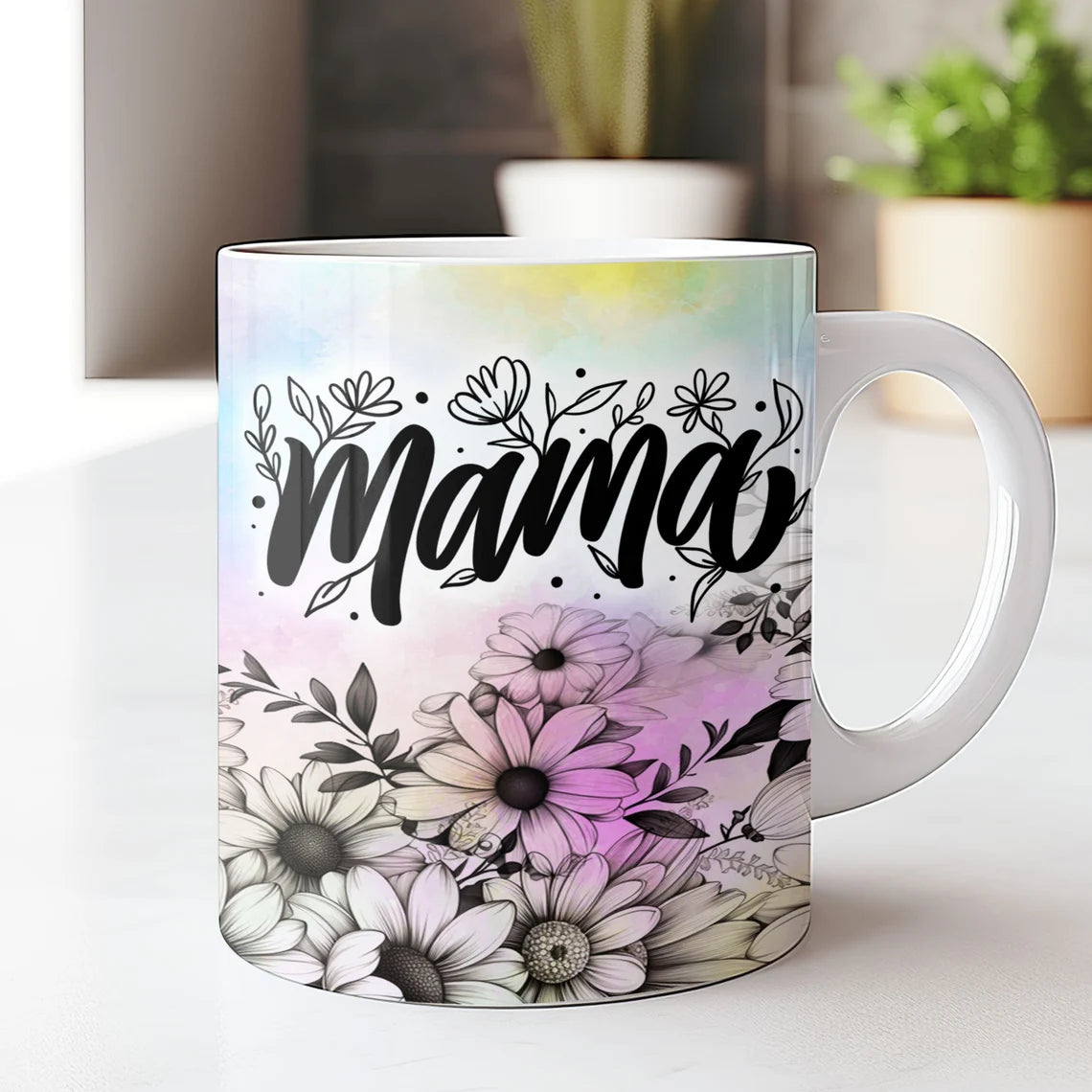 Mother's Day - Floral Sunflowers Mug
