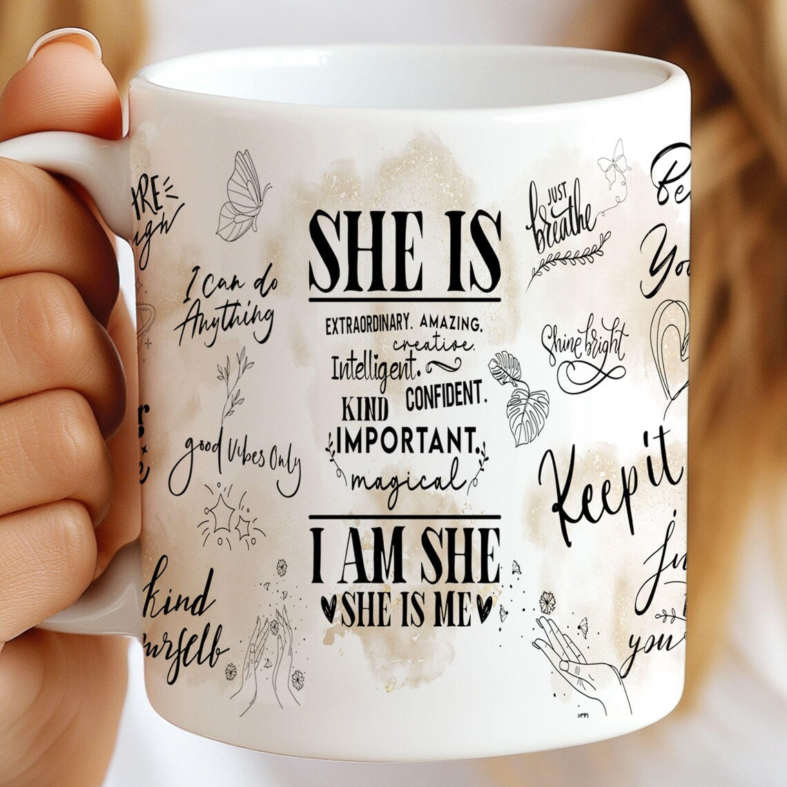 She Is Me Coffee Mug