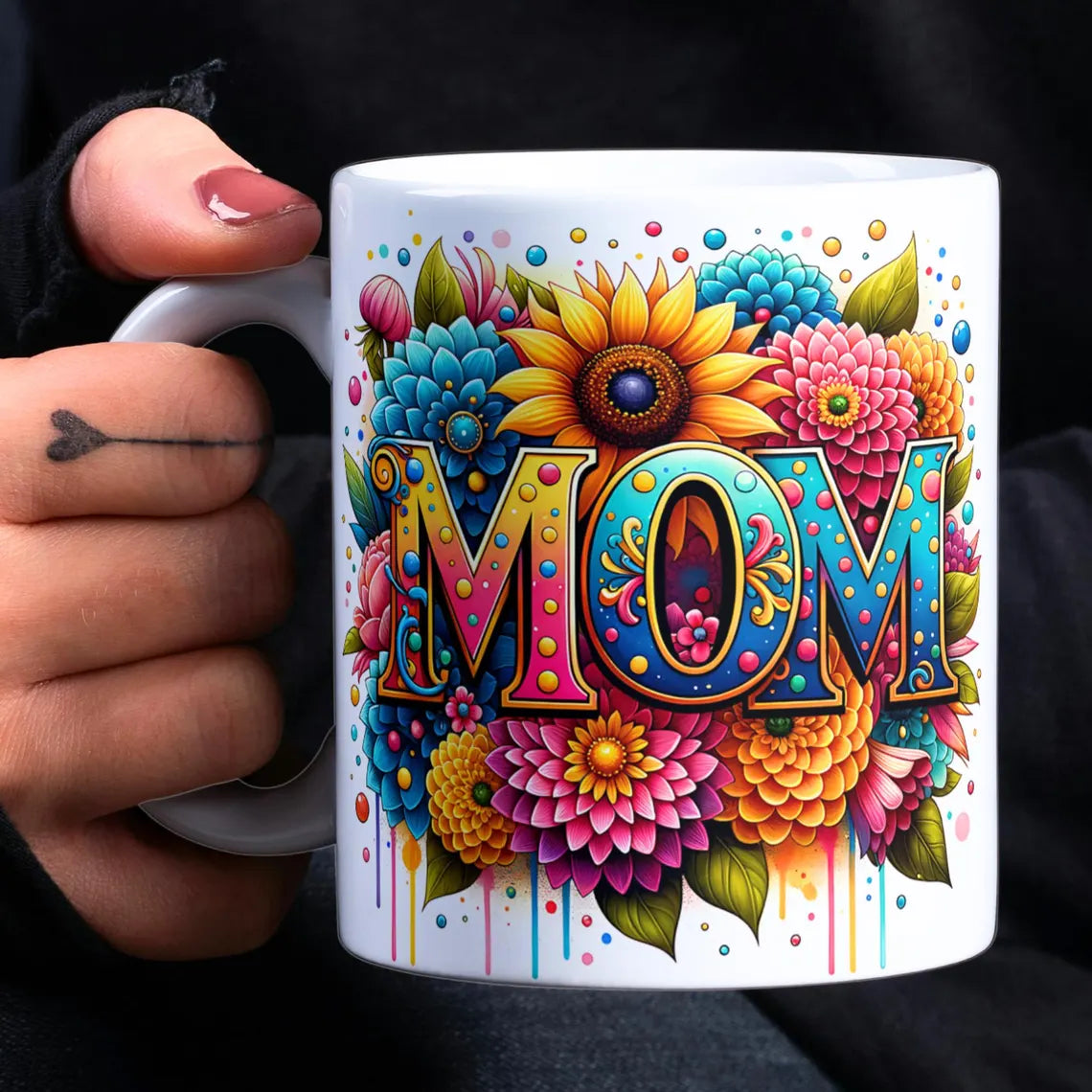 Floral Mama Mug - Mother's Day Coffee Mug