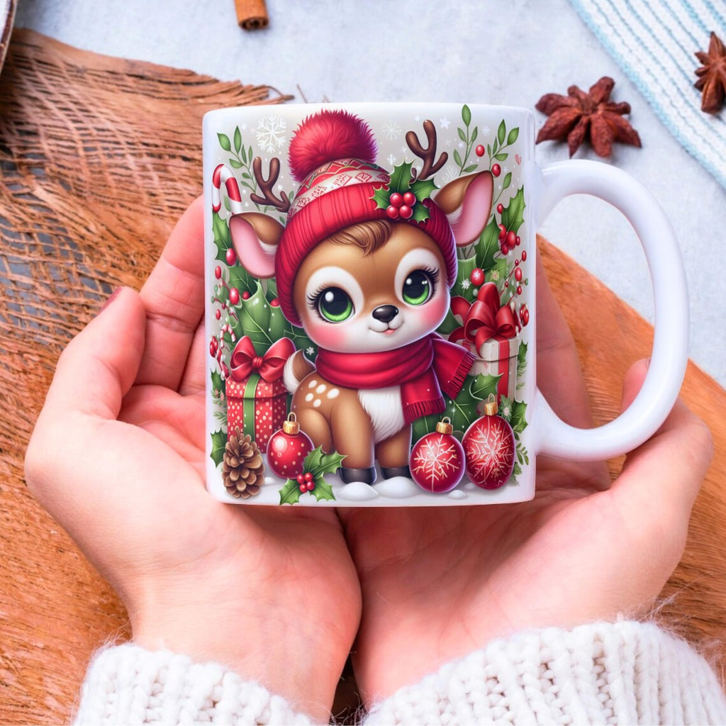 Reindeer Christmas Coffee Mug